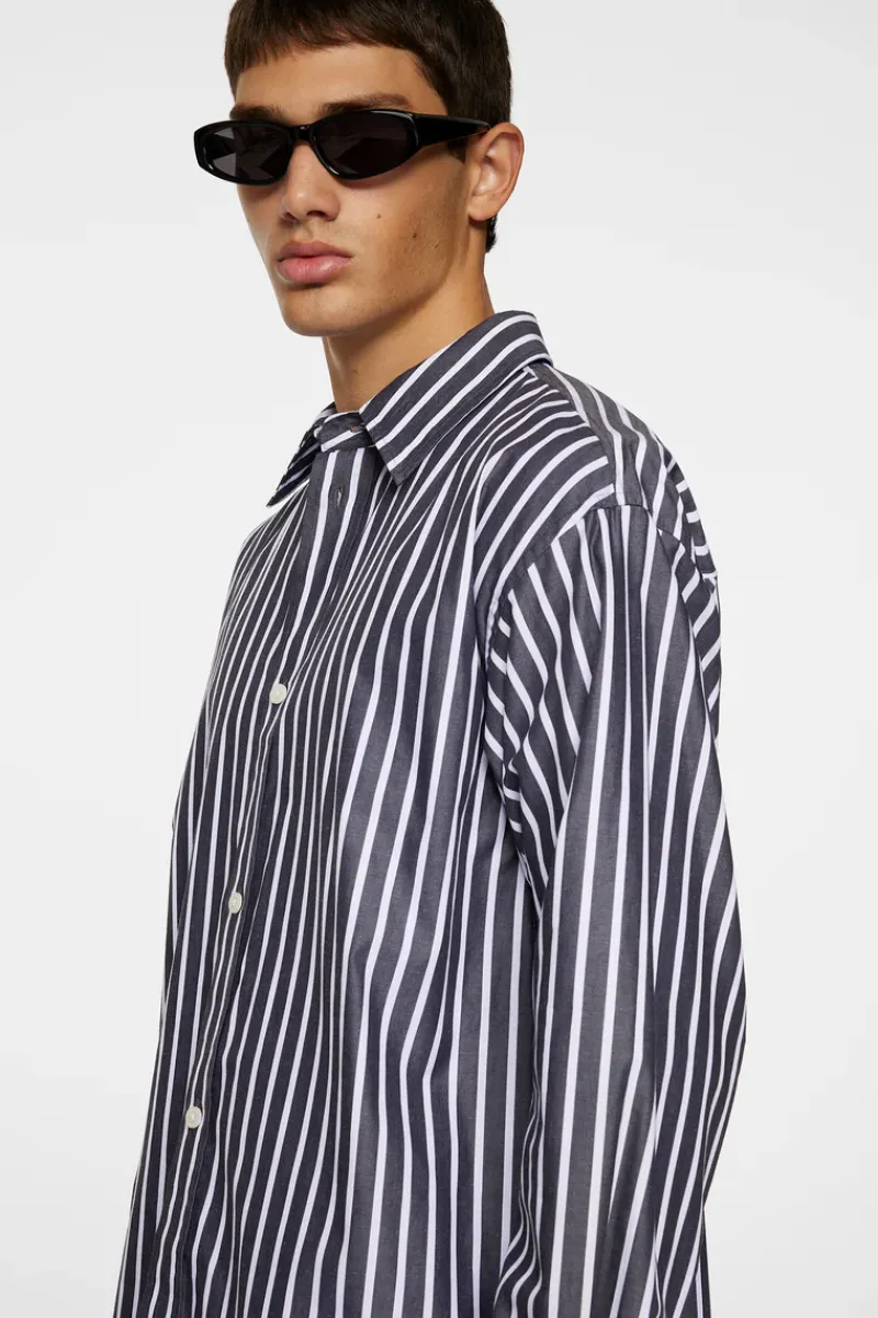 Howard Bold YD Stripe Shirt|J.Lindeberg Outlet