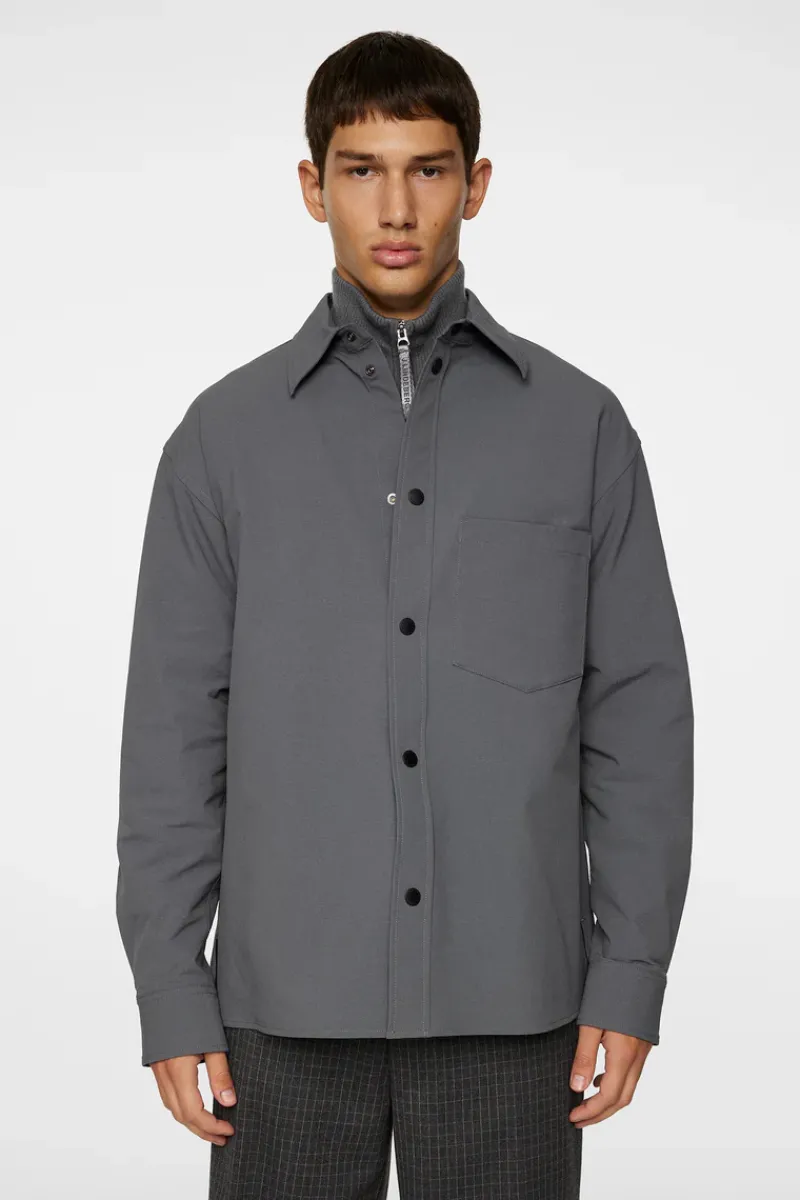 Howard Tech Fleece Overshirt|J.Lindeberg