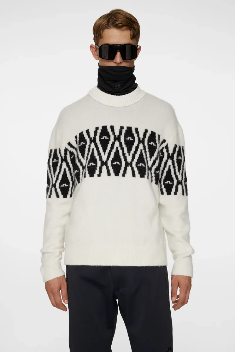 Jalen Jacquard Knitted Sweater|J.Lindeberg Clearance