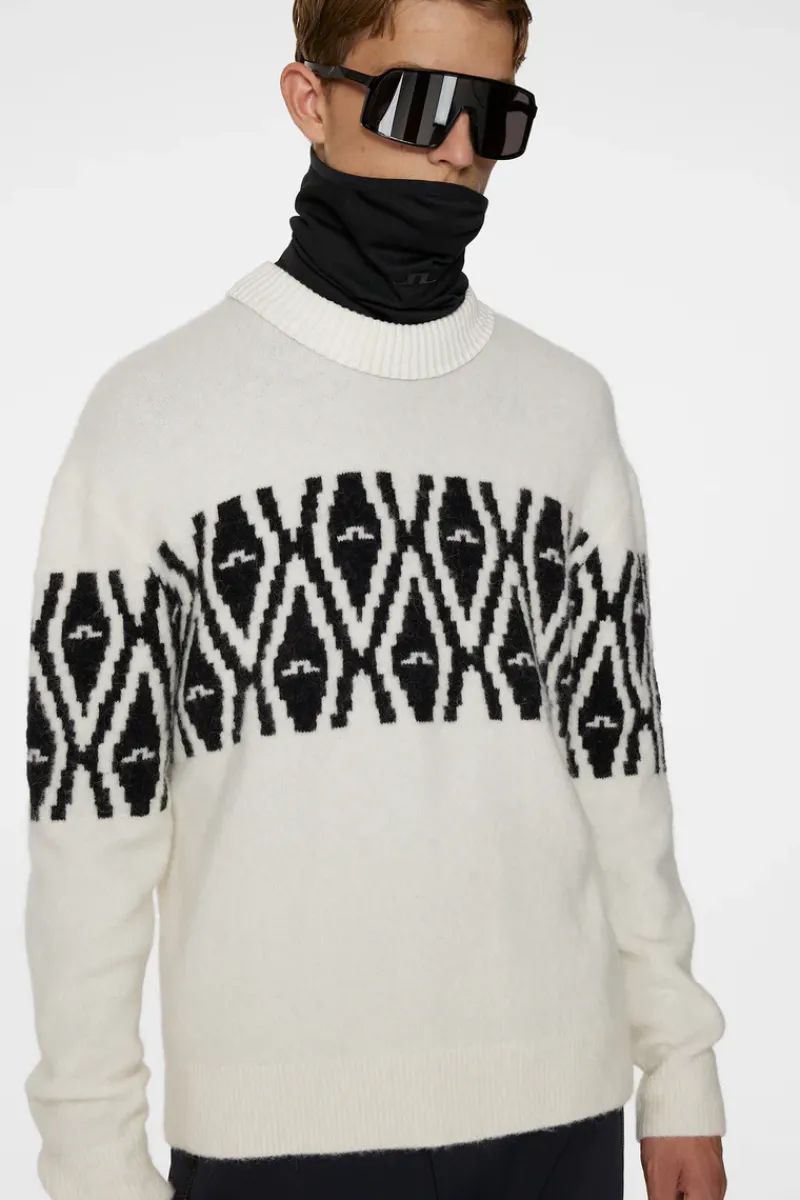 Jalen Jacquard Knitted Sweater|J.Lindeberg Clearance