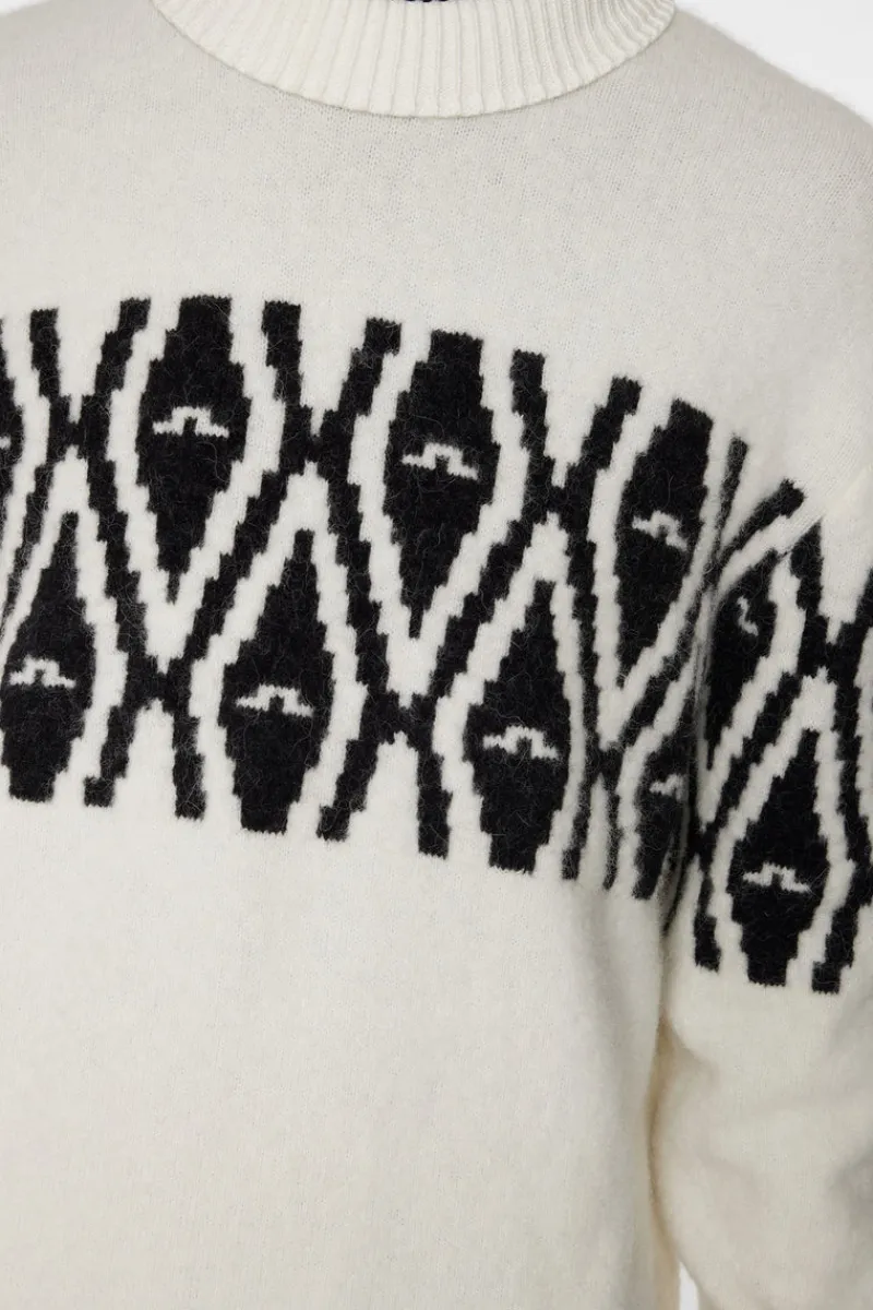 Jalen Jacquard Knitted Sweater|J.Lindeberg Clearance