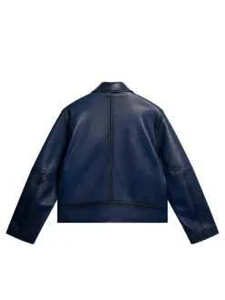Jed Leather Party Jacket|J.Lindeberg Discount