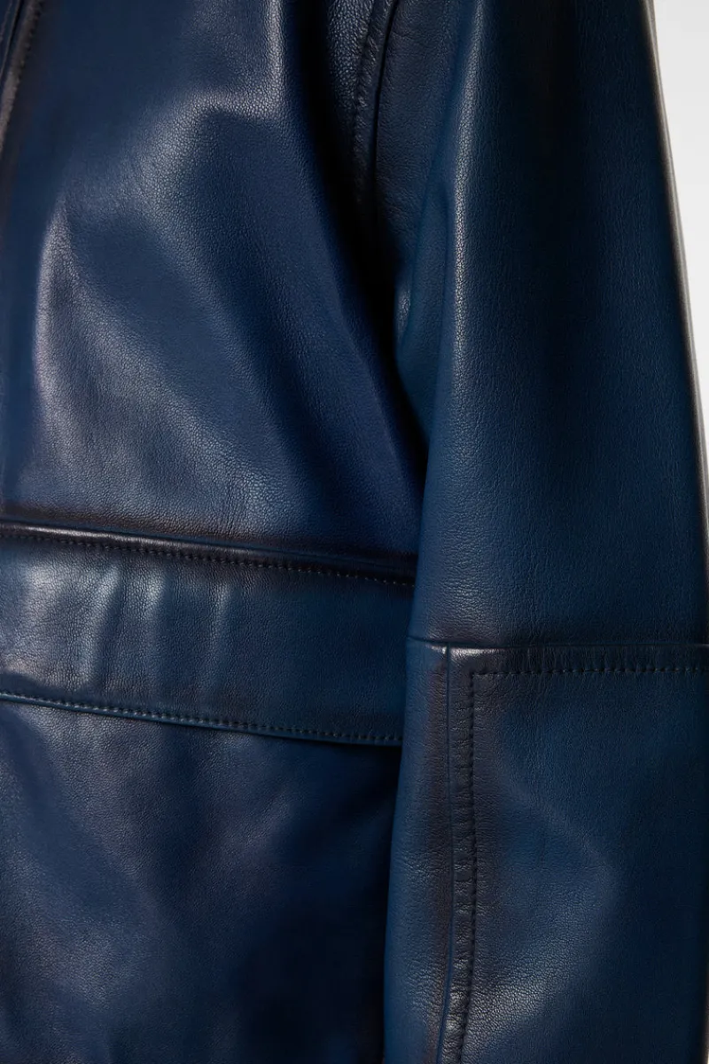 Jed Leather Party Jacket|J.Lindeberg Discount