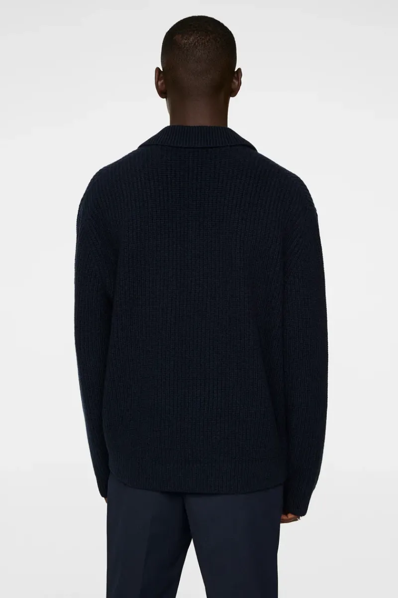 Jethro Heavy Polo Knit|J.Lindeberg Online