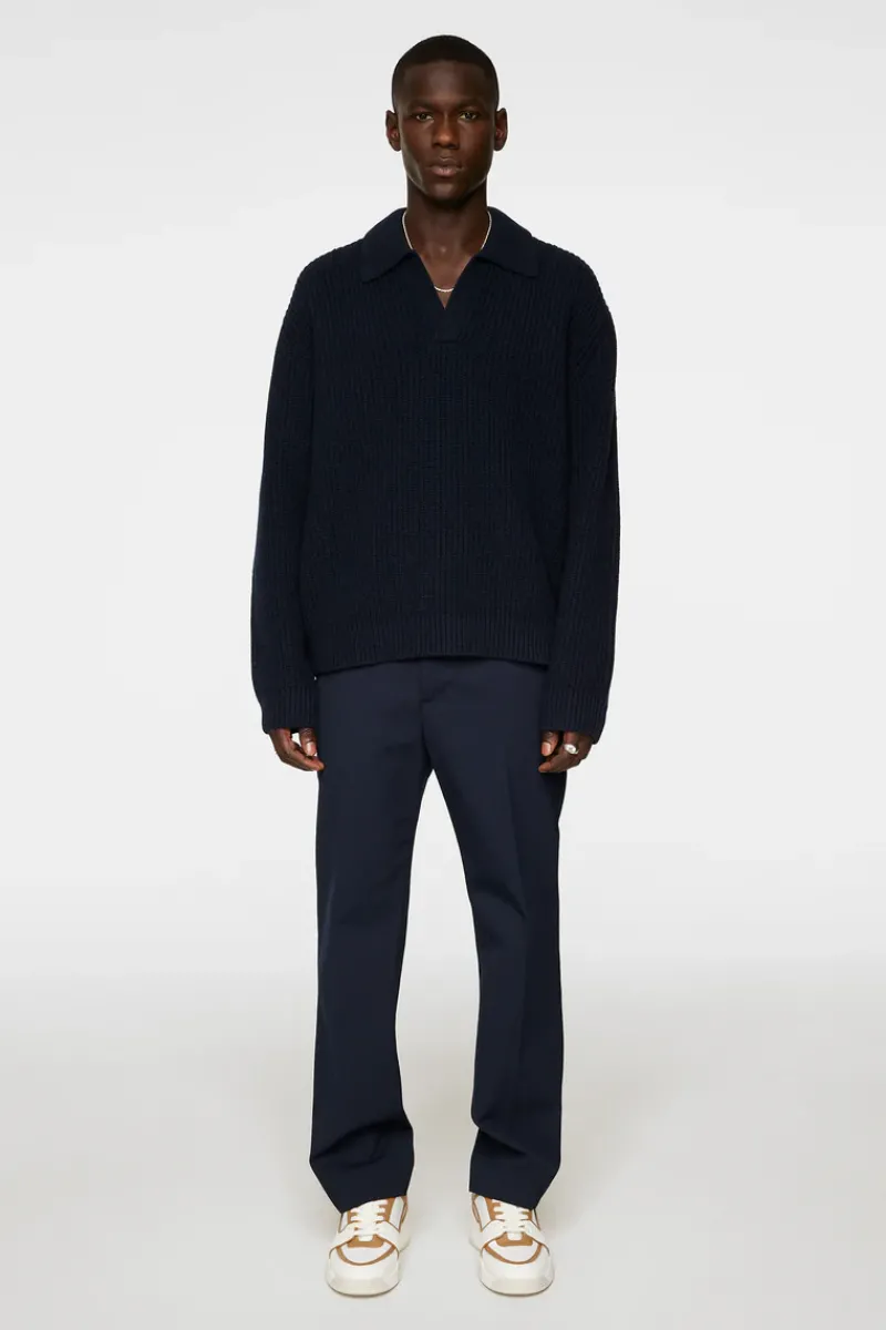 Jethro Heavy Polo Knit|J.Lindeberg Online