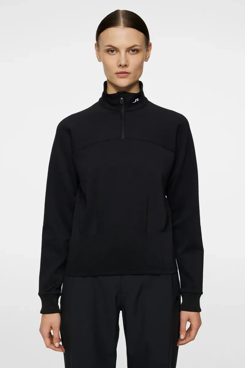 Jodi Quarter Zip Sweatshirt|J.Lindeberg Discount