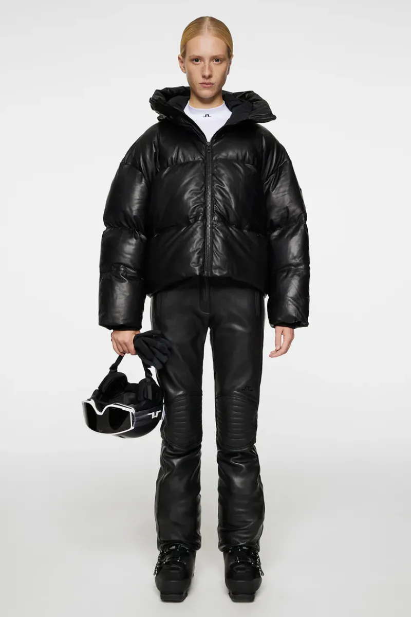 Jolene Leather Padded Jacket|J.Lindeberg Clearance