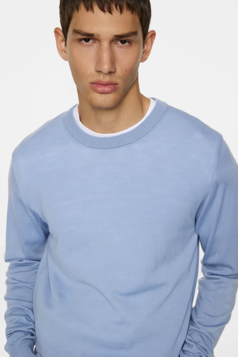 Keane Light Merino Crew Neck|J.Lindeberg
