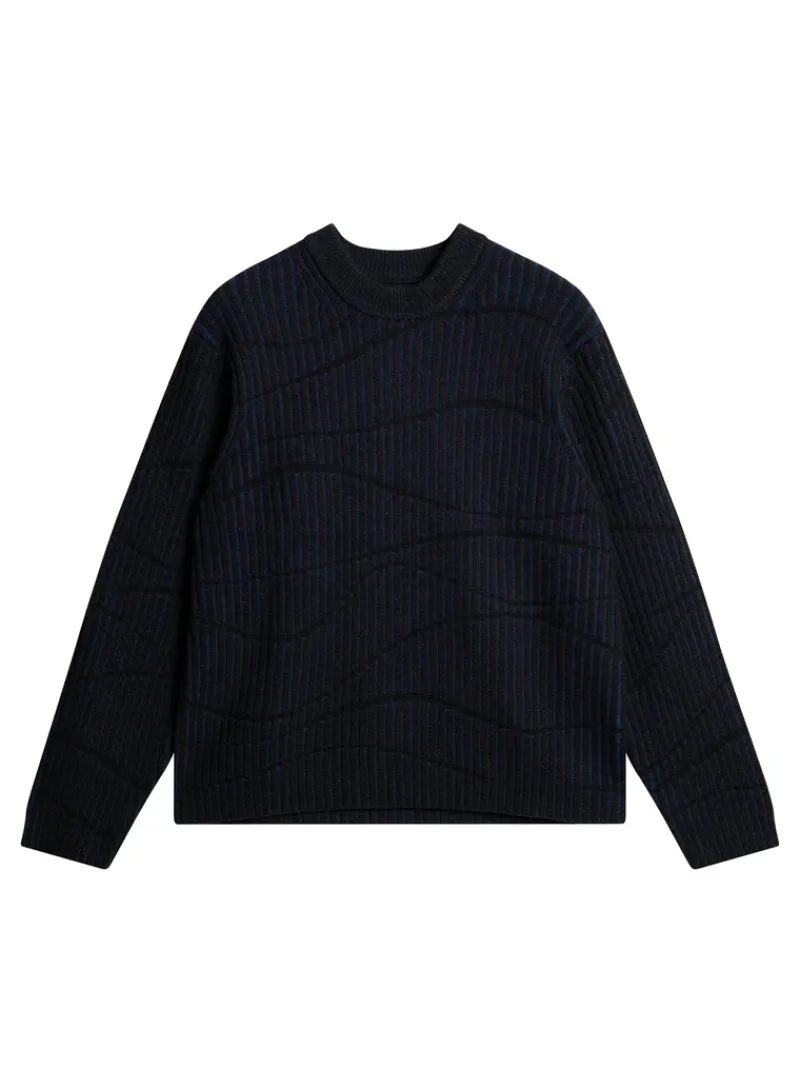 Ken Resonance Jacquard Crew|J.Lindeberg Online