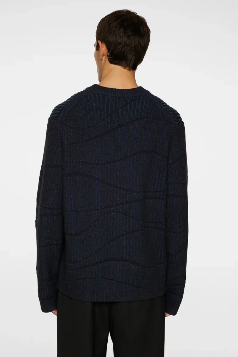 Ken Resonance Jacquard Crew|J.Lindeberg Online