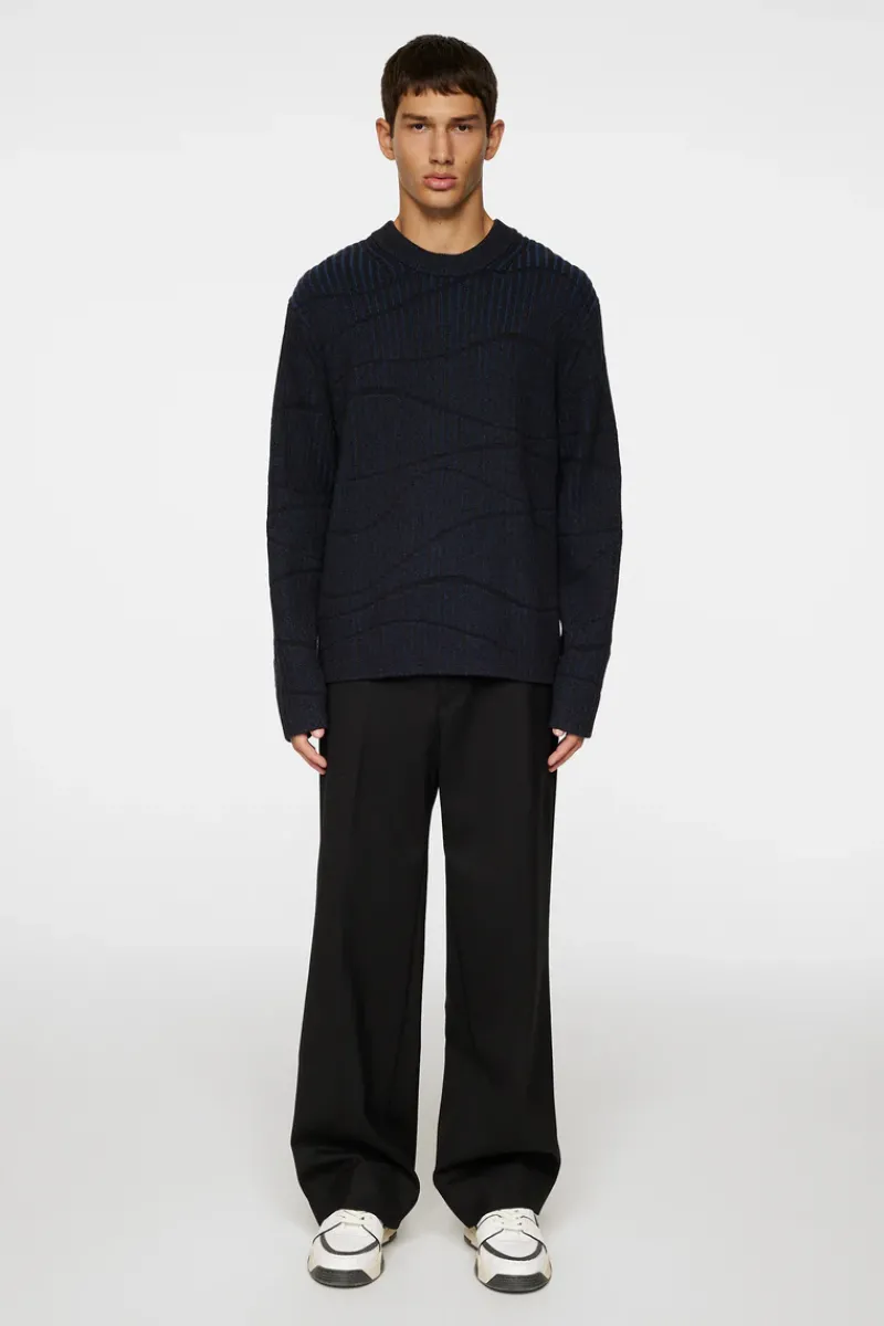 Ken Resonance Jacquard Crew|J.Lindeberg Online