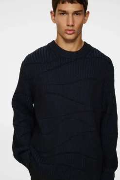 Ken Resonance Jacquard Crew|J.Lindeberg Online