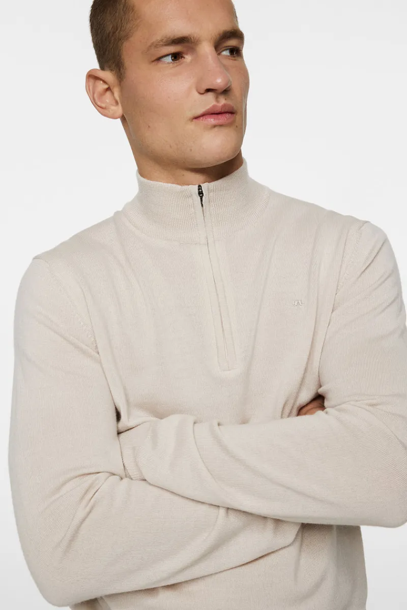 Kiyan Merino Quarter Zip|J.Lindeberg Outlet