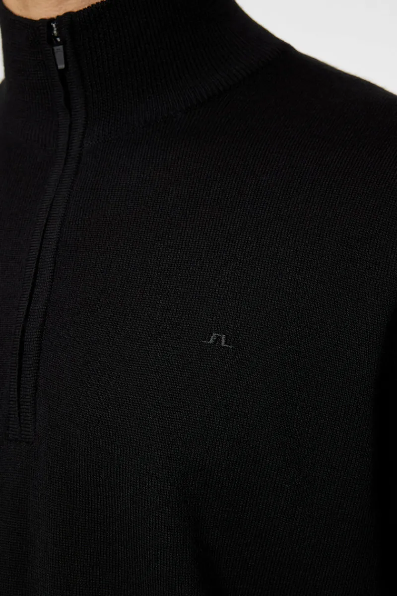 Kiyan Merino Quarter Zip|J.Lindeberg Outlet