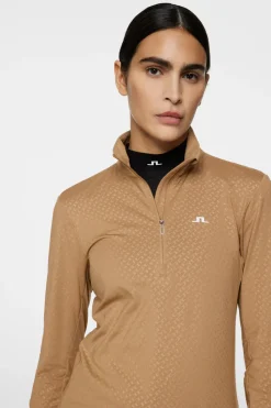 Lauryn Quarter Zip Mid Layer|J.Lindeberg New