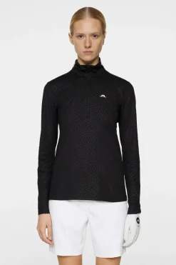 Lauryn Quarter Zip Mid Layer|J.Lindeberg Clearance