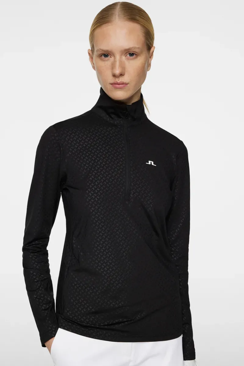 Lauryn Quarter Zip Mid Layer|J.Lindeberg Clearance