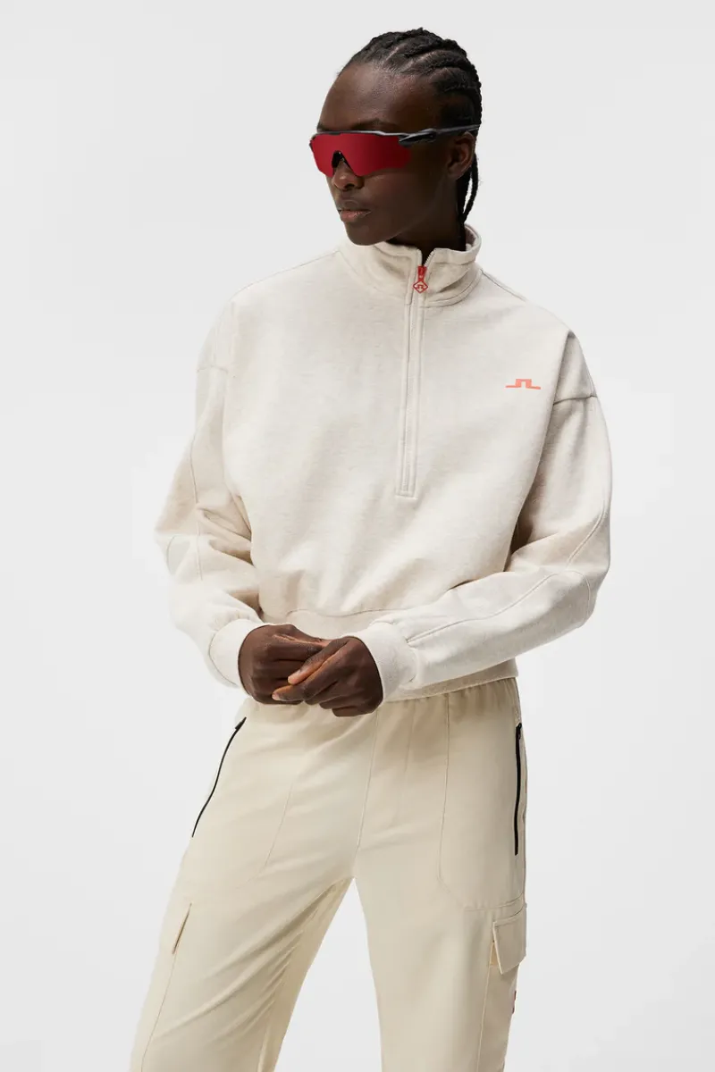 Lucia Zip Mock Neck|J.Lindeberg Best