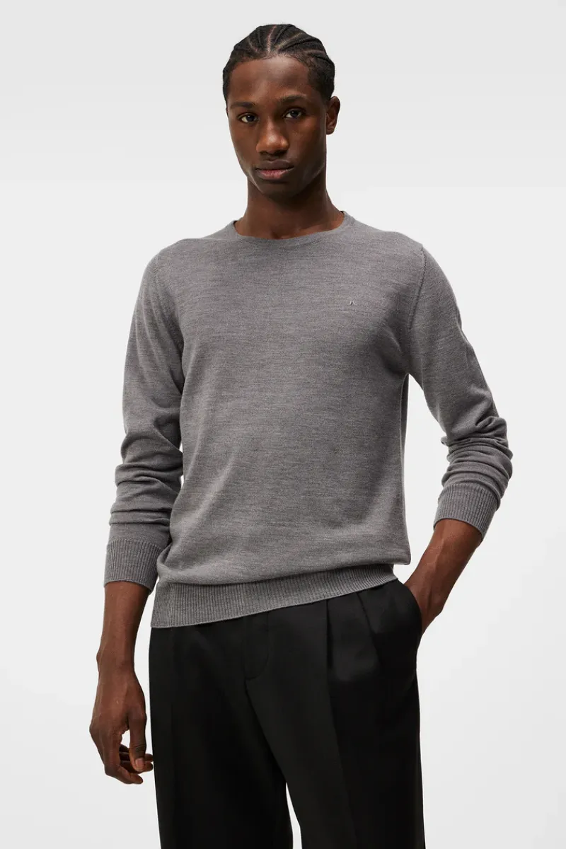Lyle Merino Crew Neck Sweater|J.Lindeberg Online