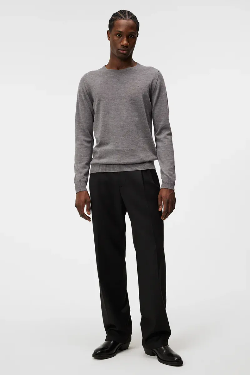 Lyle Merino Crew Neck Sweater|J.Lindeberg Online