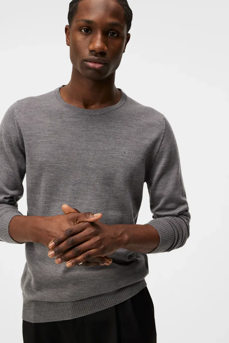 Lyle Merino Crew Neck Sweater|J.Lindeberg Online