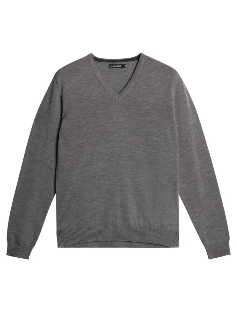 Lymann Merino V-neck Sweater|J.Lindeberg Outlet