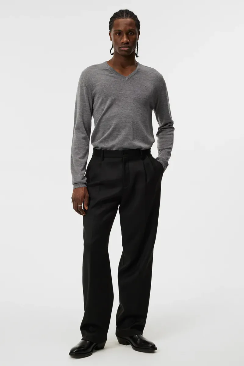 Lymann Merino V-neck Sweater|J.Lindeberg Outlet