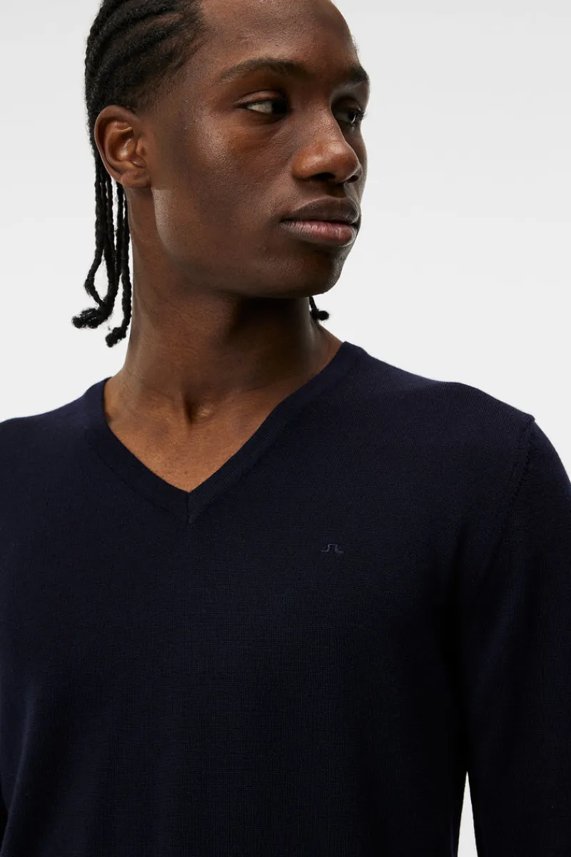 Lymann Merino V-neck Sweater|J.Lindeberg Hot