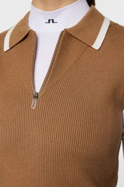 Ramona Knitted Polo Shirt|J.Lindeberg New
