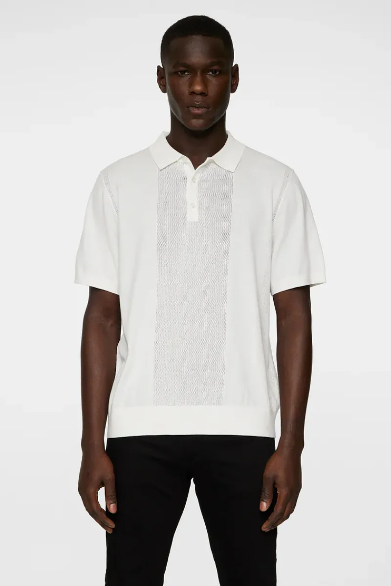 Reymond Solid Stripe Polo|J.Lindeberg Hot