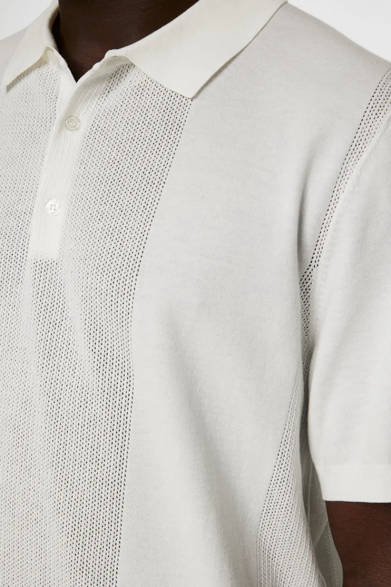 Reymond Solid Stripe Polo|J.Lindeberg Hot