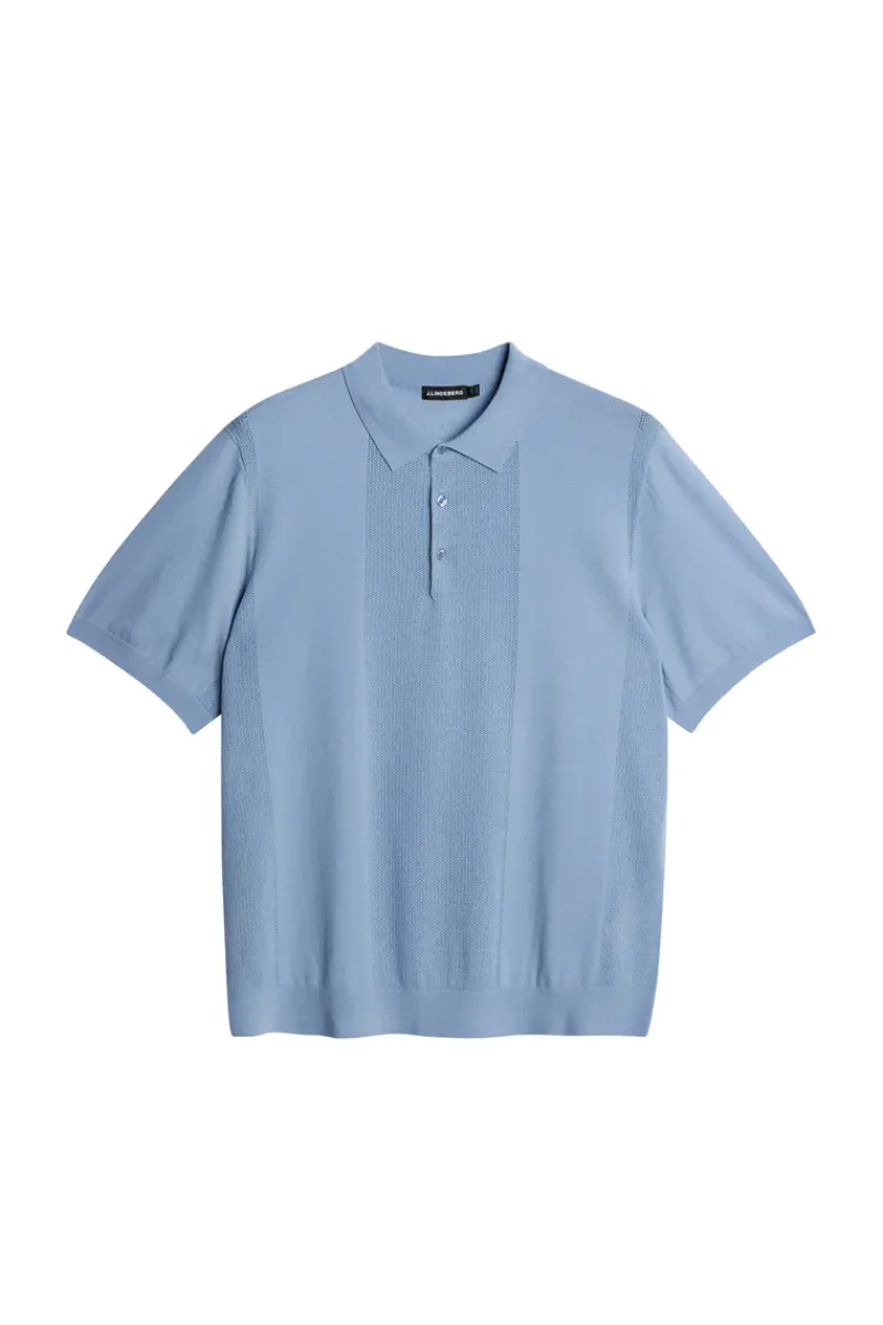 Reymond Solid Stripe Polo|J.Lindeberg Hot