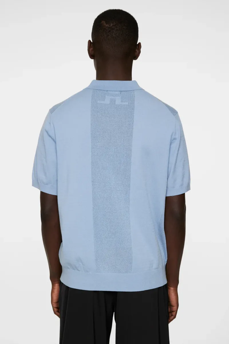 Reymond Solid Stripe Polo|J.Lindeberg Hot