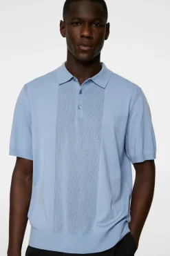 Reymond Solid Stripe Polo|J.Lindeberg Hot