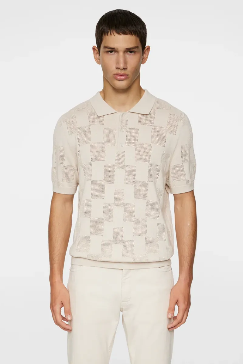 Reymond Stacked Bridge Polo|J.Lindeberg