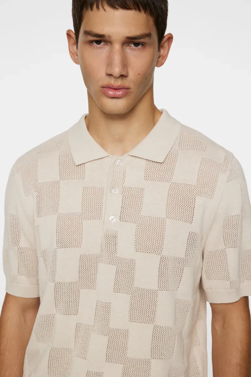 Reymond Stacked Bridge Polo|J.Lindeberg