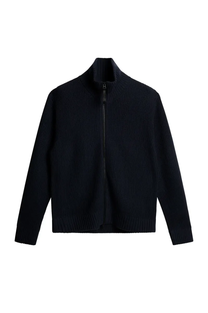 Skyler Wool Blend Zip Cardigan|J.Lindeberg Outlet