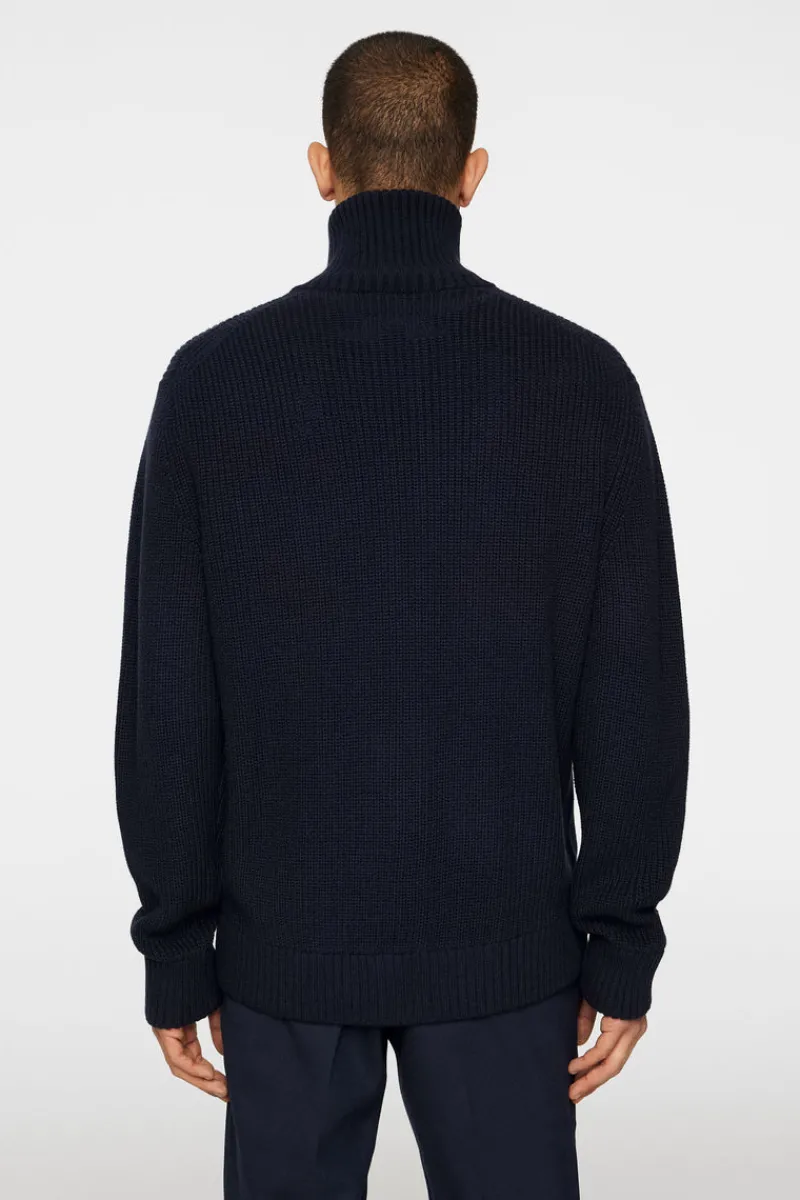 Skyler Wool Blend Zip Cardigan|J.Lindeberg Outlet