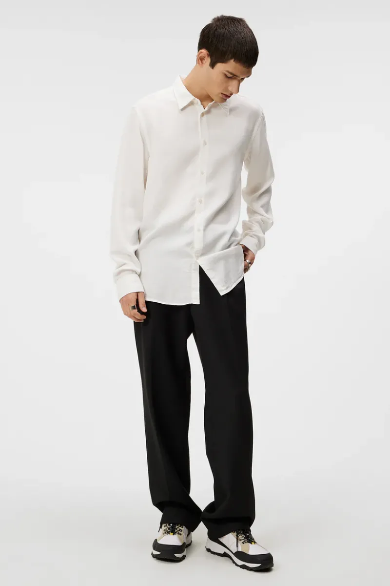 Slim LS Comfort Tencel Shirt|J.Lindeberg Discount