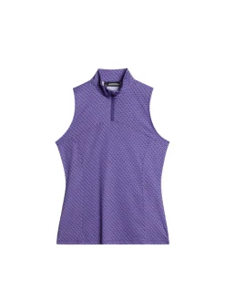 Tiana Print Sleeveless Top|J.Lindeberg Outlet