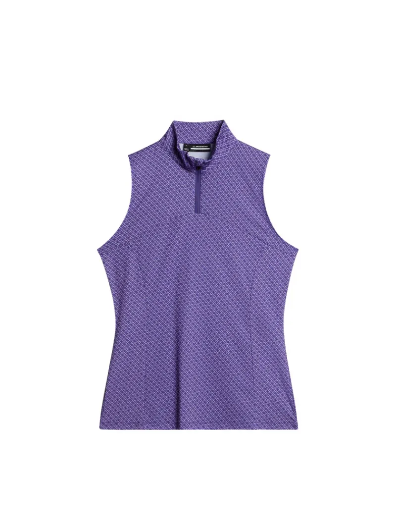 Tiana Print Sleeveless Top|J.Lindeberg Outlet