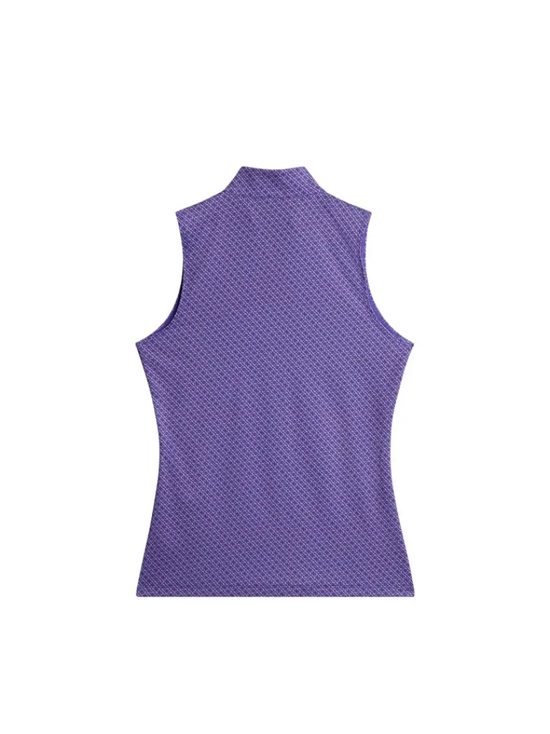 Tiana Print Sleeveless Top|J.Lindeberg Outlet