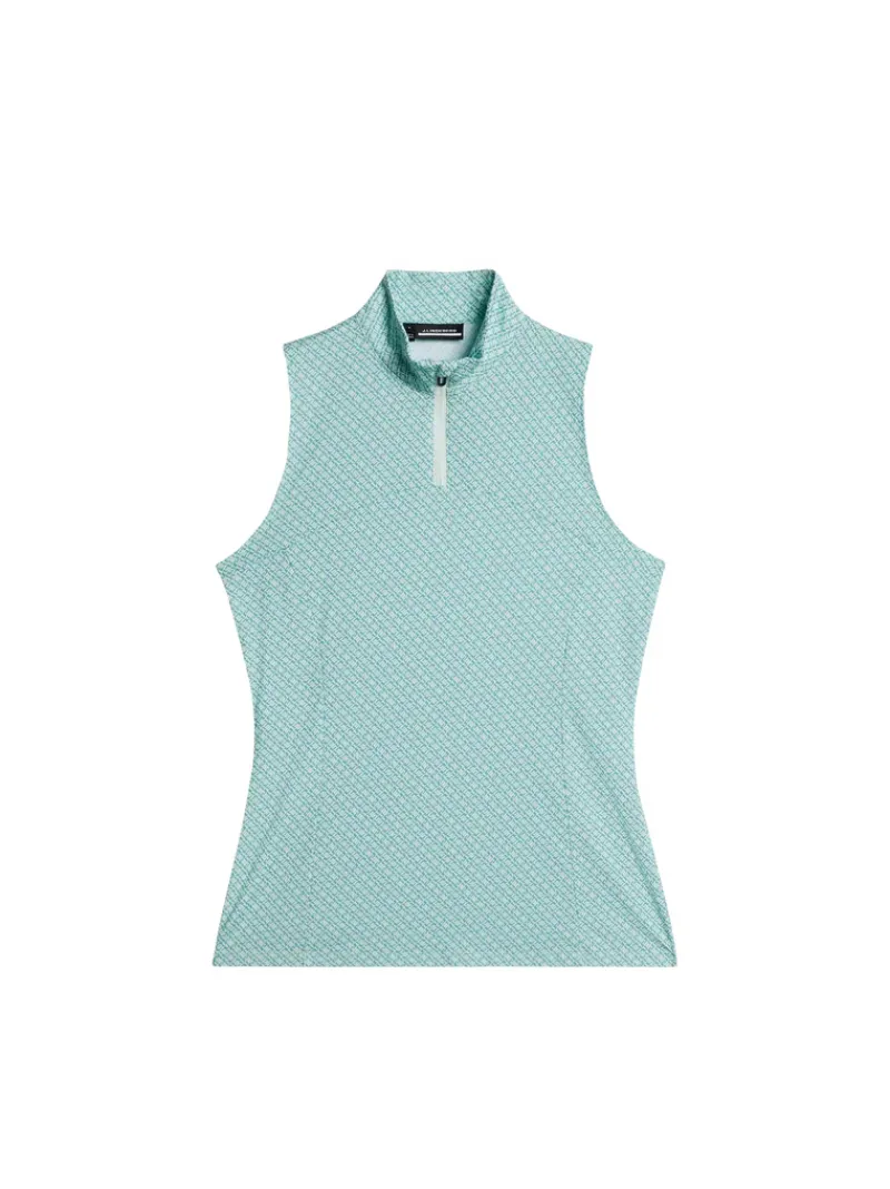 Tiana Print Sleeveless Top|J.Lindeberg Outlet