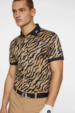 Tour Tech Print Polo|J.Lindeberg