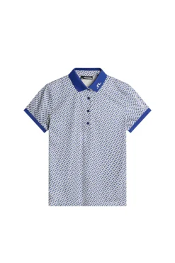 Tour Tech Print Polo|J.Lindeberg Sale
