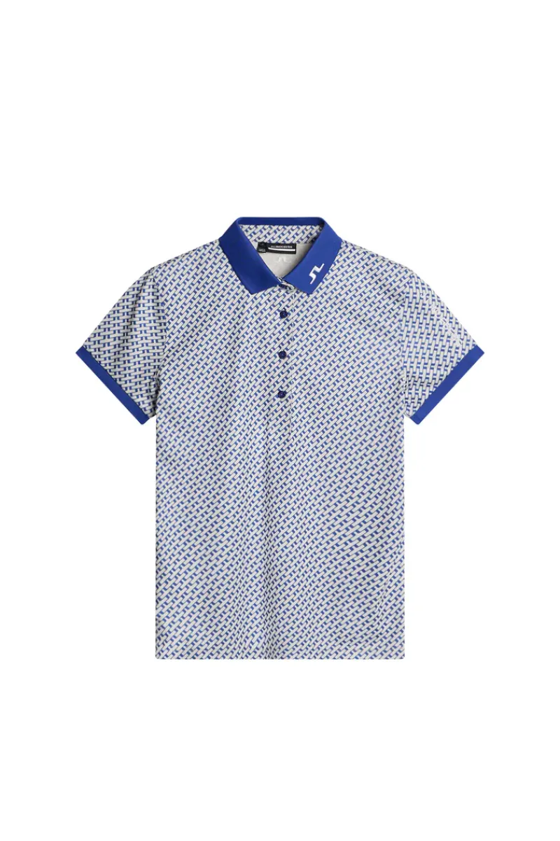 Tour Tech Print Polo|J.Lindeberg Sale
