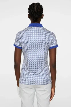 Tour Tech Print Polo|J.Lindeberg Sale
