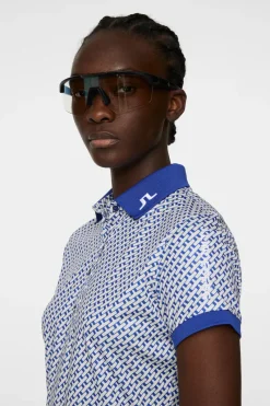 Tour Tech Print Polo|J.Lindeberg Sale