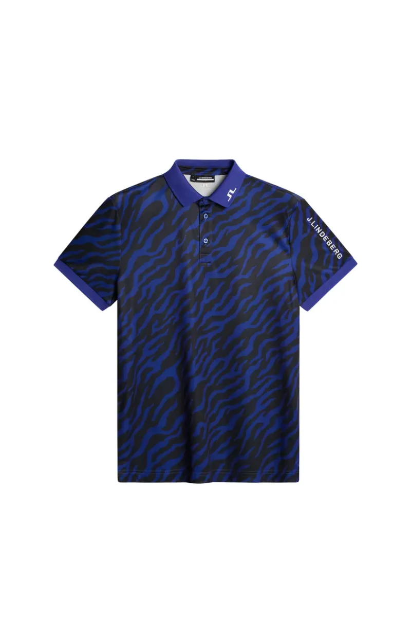 Tour Tech Print Polo|J.Lindeberg Sale