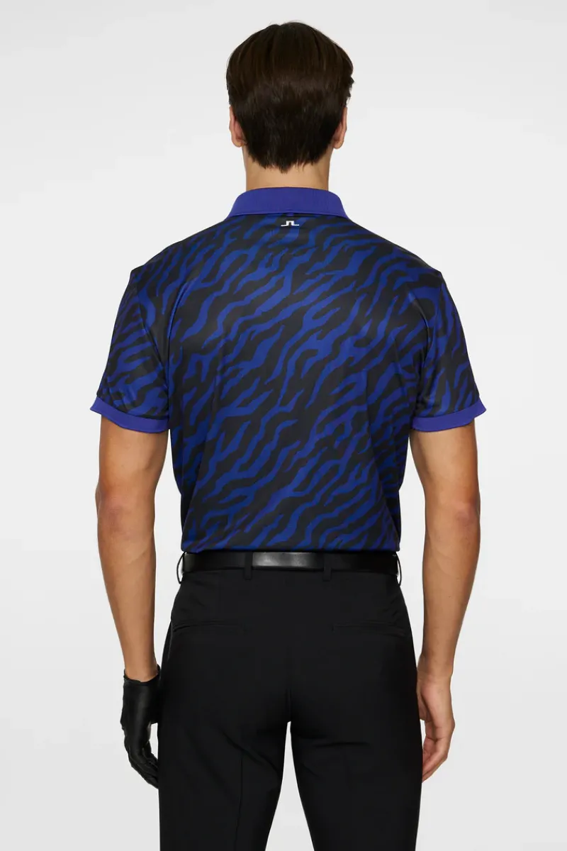 Tour Tech Print Polo|J.Lindeberg Sale